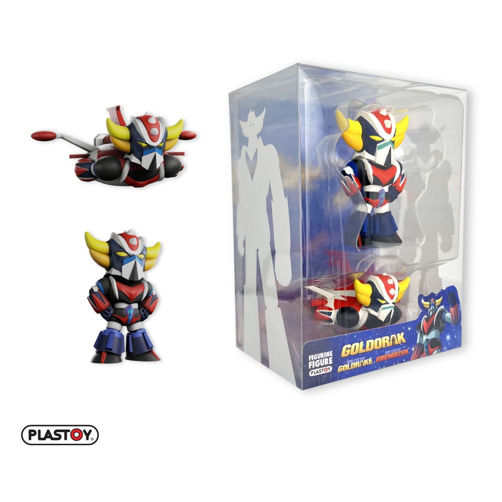 UFO ROBOT GRENDIZER STATUES 2-PACK SPAZER & GRENDIZER STANDING 7 CM