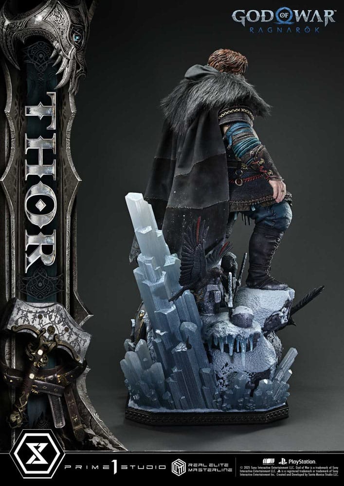 God of War: Ragnarök Real Elite Masterline Series Statue 1/3 Thor 105 cm P054056