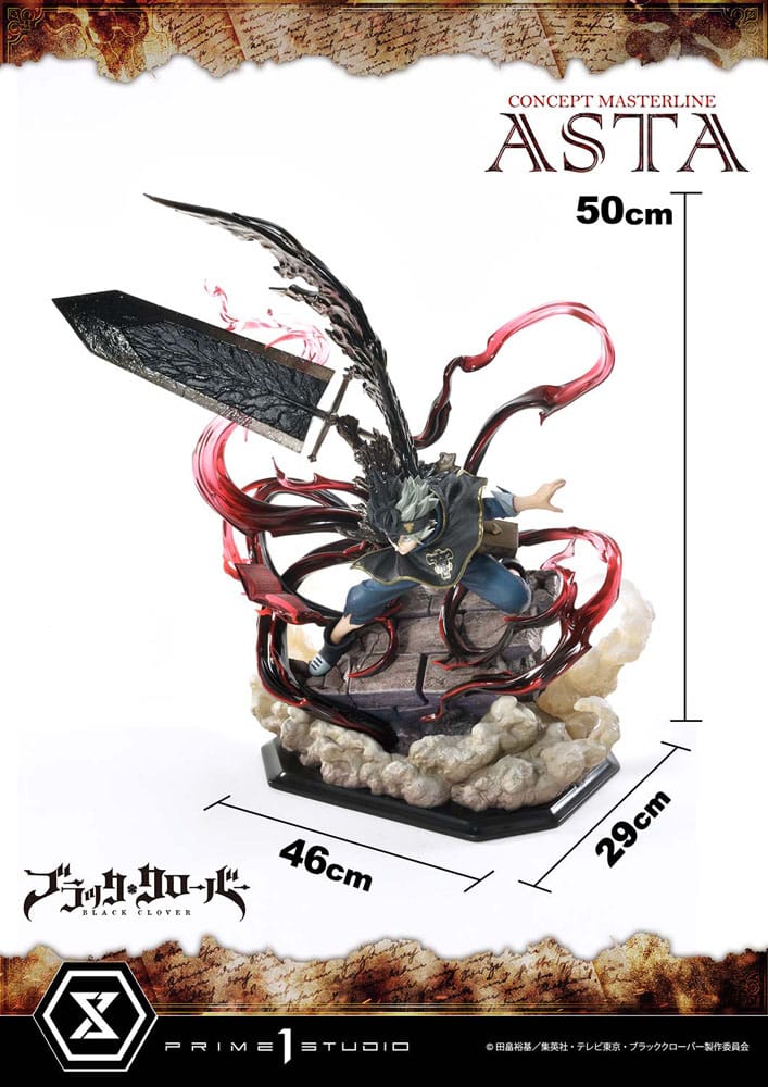 Black Clover Concept Masterline Series Statue 1/6 Asta Exclusive Ver. 50 cm P054064