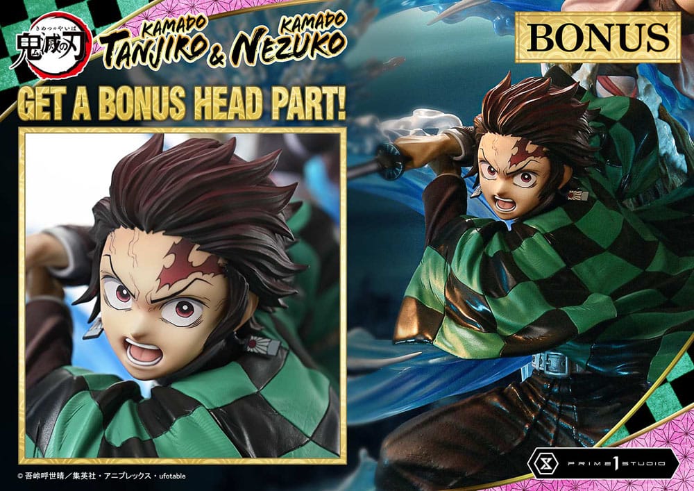 Demon Slayer: Kimetsu no Yaiba Concept Masterline Series Statue 1/6 Nezuko & Tanjiro Ultimate Bonus Ver. 56 cm P065945