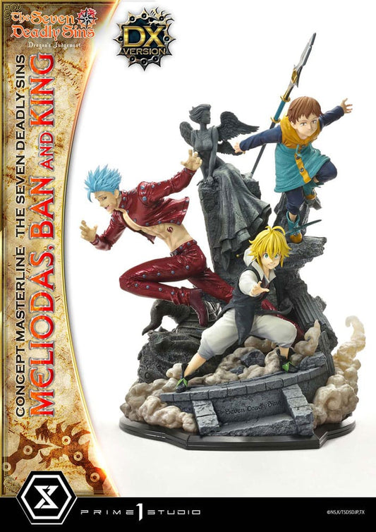 Seven Deadly Sins Concept Masterline Series Statue Meliodas, Ban and King Deluxe Version 55 cm P054092