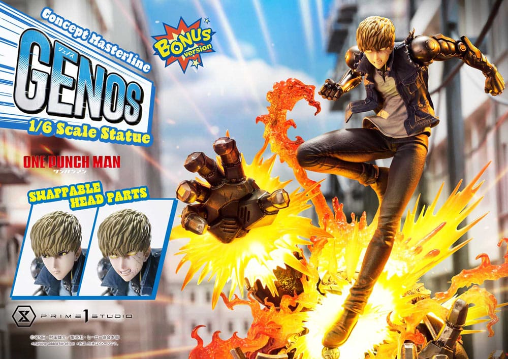 One Punch Man Concept Masterline Series Statue 1/6 Genos Bonus Ver. 33 cm P054095