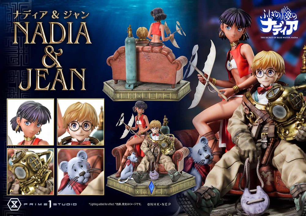 Nadia: The Secret of Blue Water Concept Masterline Series Statue 1/6 Nadia & Jean 35 cm P054096