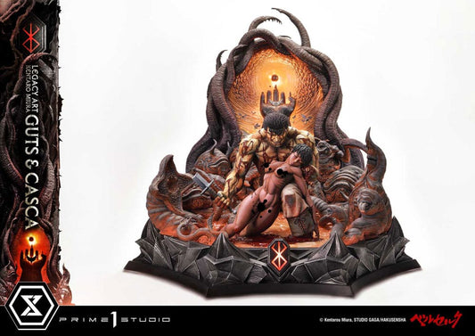 Berserk Ultimate Legacy Art Kentaro Miura Statue 1/4 Guts & Casca 72 cm P054114
