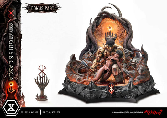 Berserk Ultimate Legacy Art Kentaro Miura Statue 1/4 Guts & Casca Bonus Version 72 cm P054115