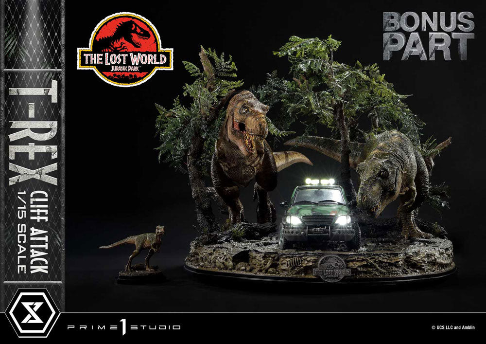 Jurassic World: The Lost World Statue 1/15 T-Rex Cliff Attack Bonus Version 53 cm P054119