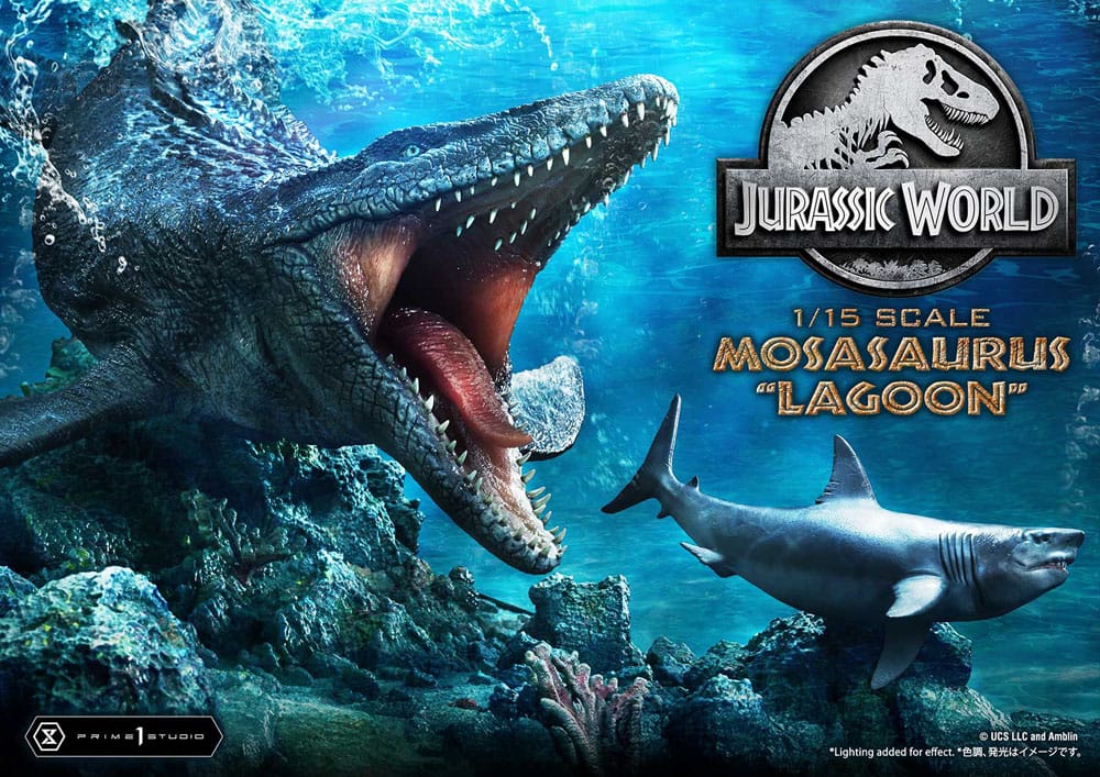 Jurassic World Legacy Museum Collection Statue 1/15 Mosasaurus ''Lagoon'' Bonus Version 57 cm P065696