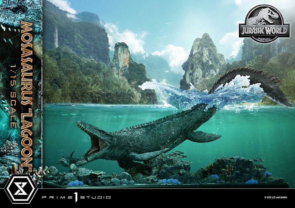 Jurassic World Legacy Museum Collection Statue 1/15 Mosasaurus ''Lagoon'' Bonus Version 57 cm P065696