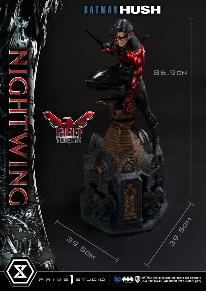 Batman Hush Statue Nightwing Red Version 87 cm P054152