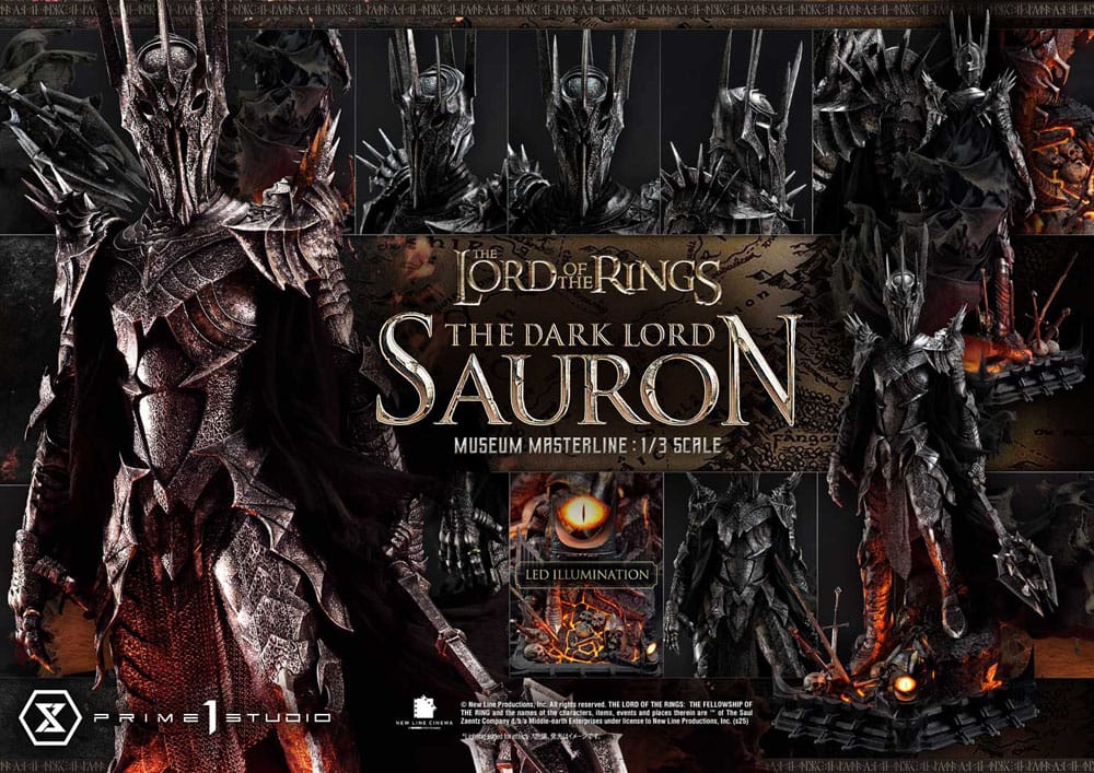 Lord of the Rings Museum Masterline Series Statue 1/3 The Dark Lord Sauron 117 cm P054164