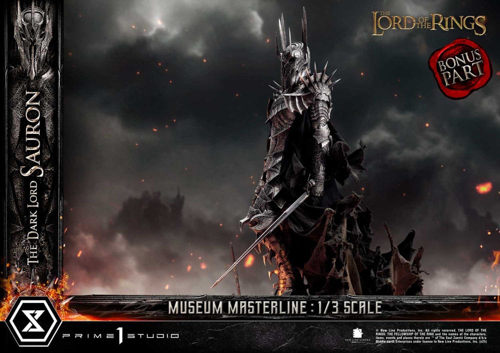 Lord of the Rings Museum Masterline Series Statue 1/3 The Dark Lord Sauron Bonus Version 117 cm P054165