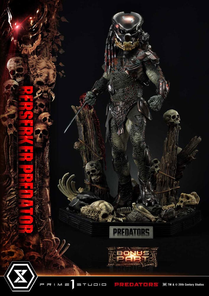 Predators Statue Berserker Predator Deluxe Bonus Version 100 cm P054170