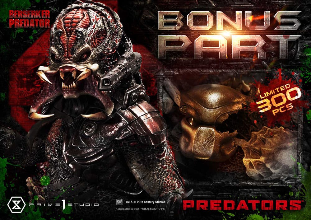 Predators Statue Berserker Predator Deluxe Bonus Version 100 cm P054170