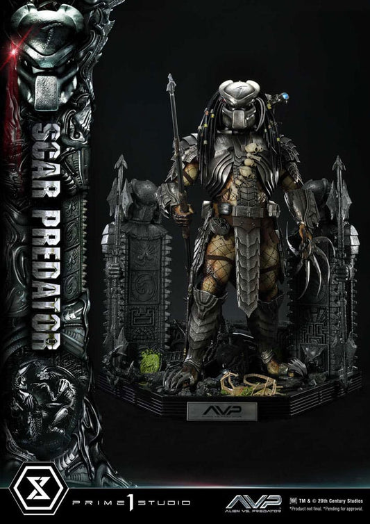 The Alien vs. Predator Museum Masterline Series Statue 1/3 Scar Predator 93 cm P054171