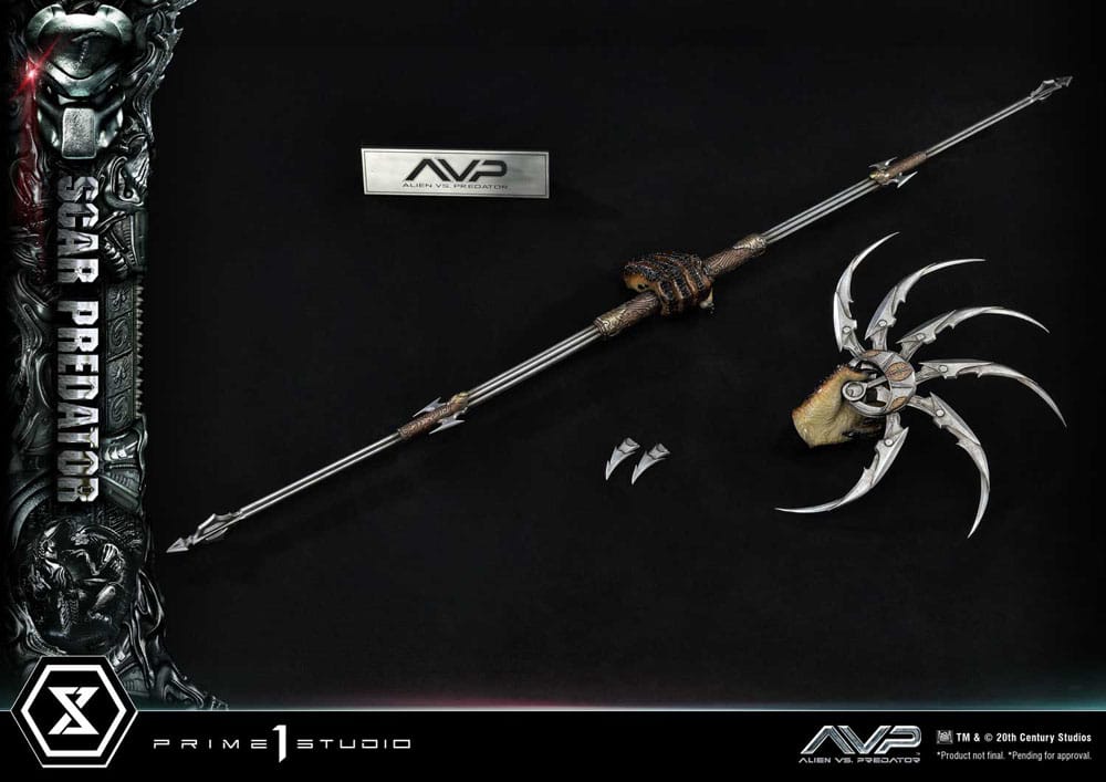 The Alien vs. Predator Museum Masterline Series Statue 1/3 Scar Predator 93 cm P054171