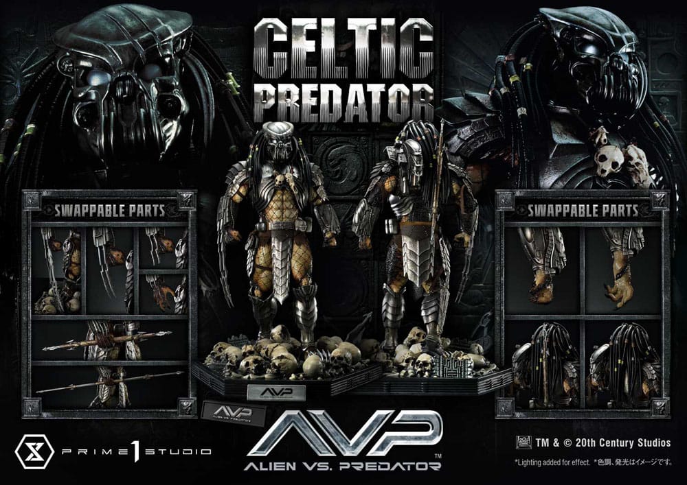 The Alien vs. Predator Museum Masterline Series Statue 1/3 Celtic Predator 95 cm P054173
