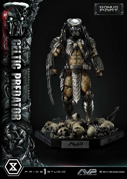 The Alien vs. Predator Museum Masterline Series Statue 1/3 Celtic Predator Bonus Ver. 95 cm P054174