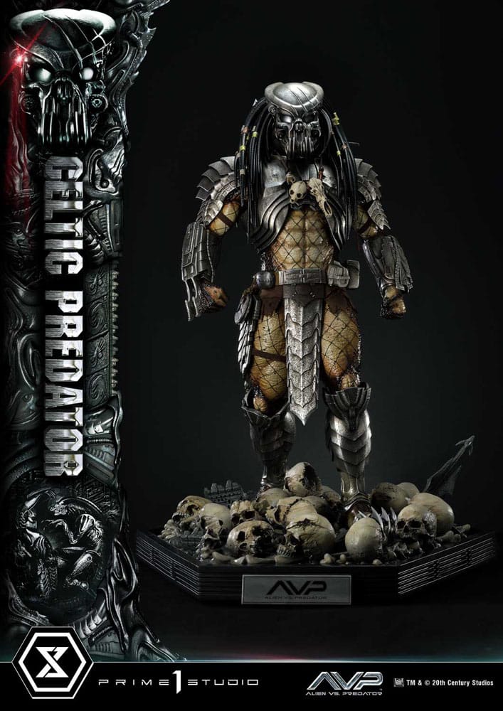 The Alien vs. Predator Museum Masterline Series Statue 1/3 Celtic Predator Bonus Ver. 95 cm P054174