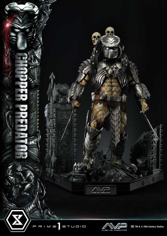 The Alien vs. Predator Museum Masterline Series Statue 1/3 Chopper Predator 103 cm P054175