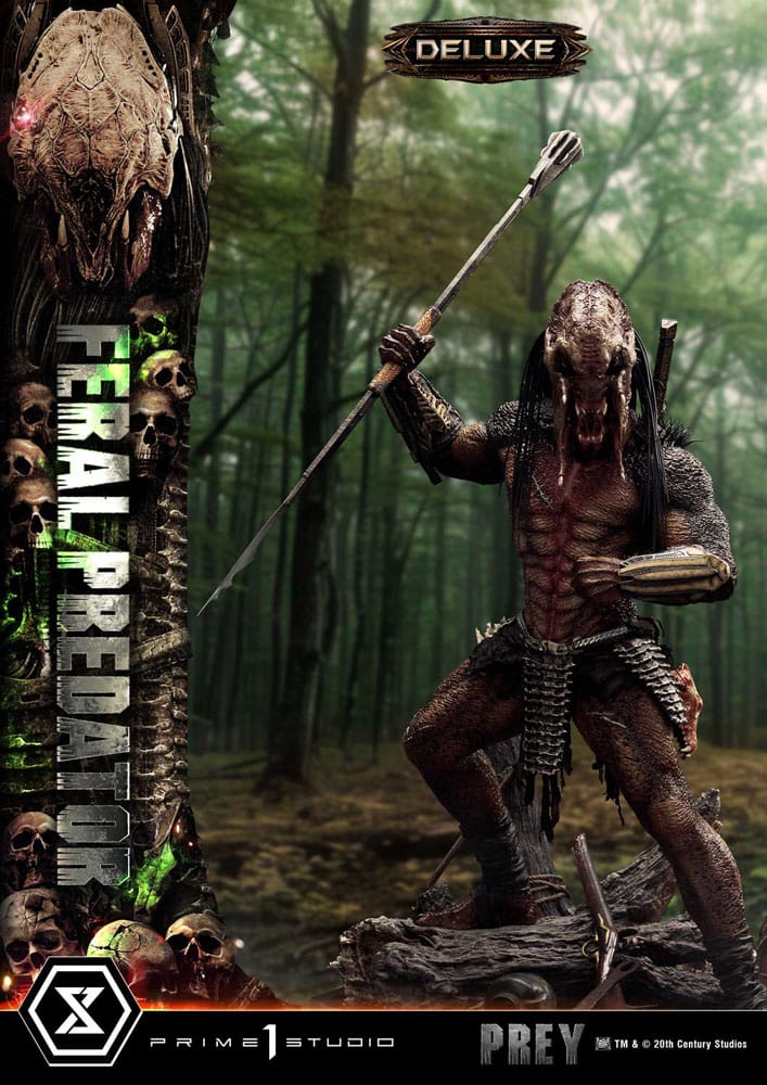 Prey (Movie) Museum Masterline Series Statue 1/3 Feral Predator Deluxe Version 89 cm P054177