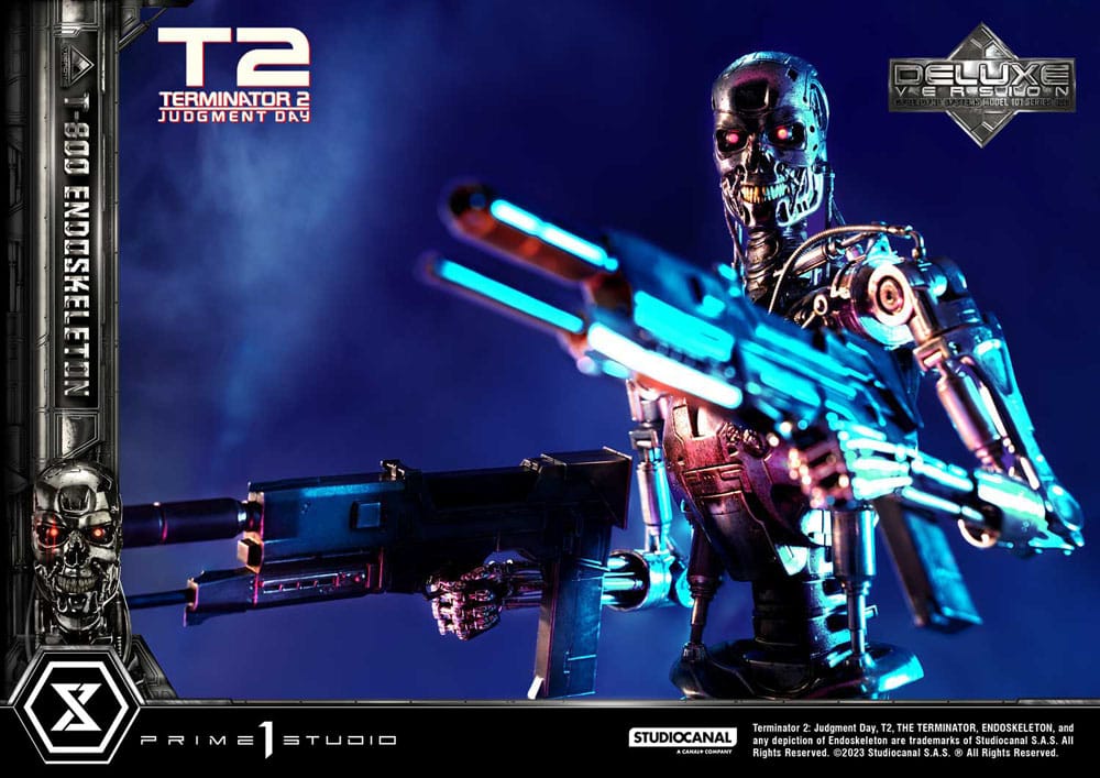 Terminator 2 Museum Masterline Series Statue 1/3 Judgment Day T800 Endoskeleton Deluxe Version 74 cm P054180