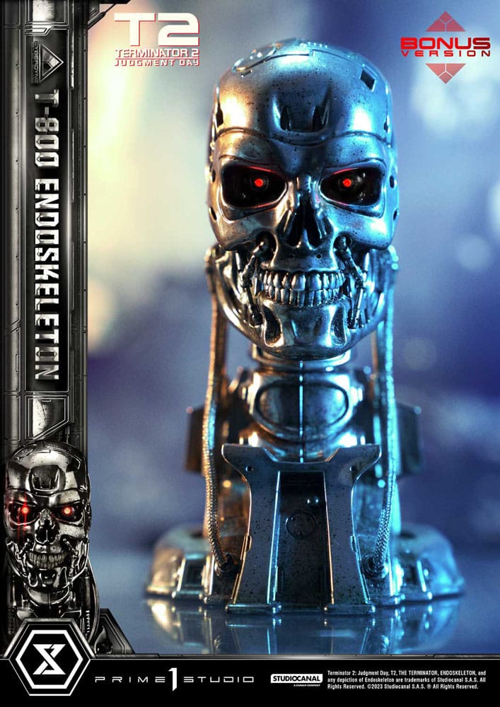 Terminator 2 Museum Masterline Series Statue 1/3 Judgment Day T800 Endoskeleton Deluxe Bonus Version 74 cm P054181