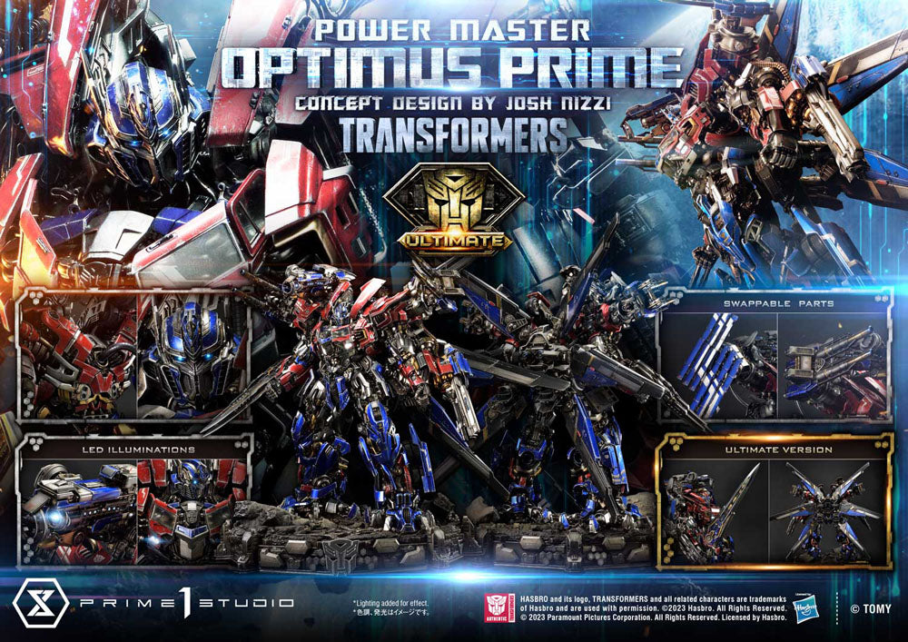 Transformers Museum Masterline Statue Powermaster Optimus Prime Concept by Josh Nizzi Ultimate Bonus Version 99 cm P054190