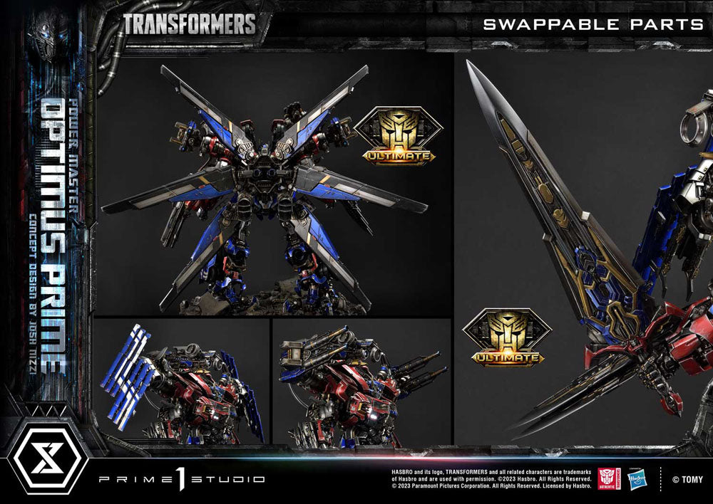 Transformers Museum Masterline Statue Powermaster Optimus Prime Concept by Josh Nizzi Ultimate Bonus Version 99 cm P054190