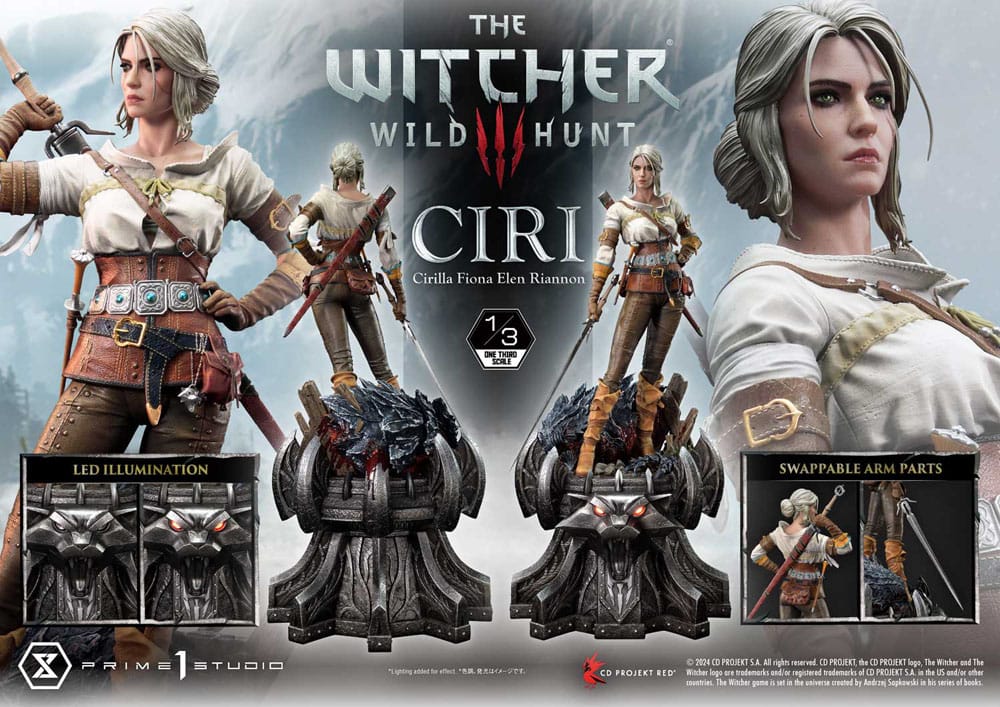 The Witcher 3: Wild Hunt Museum Masterline Statue 1/3 Wild Hunt Ciri Fiona Elen Riannon 81 cm P054199
