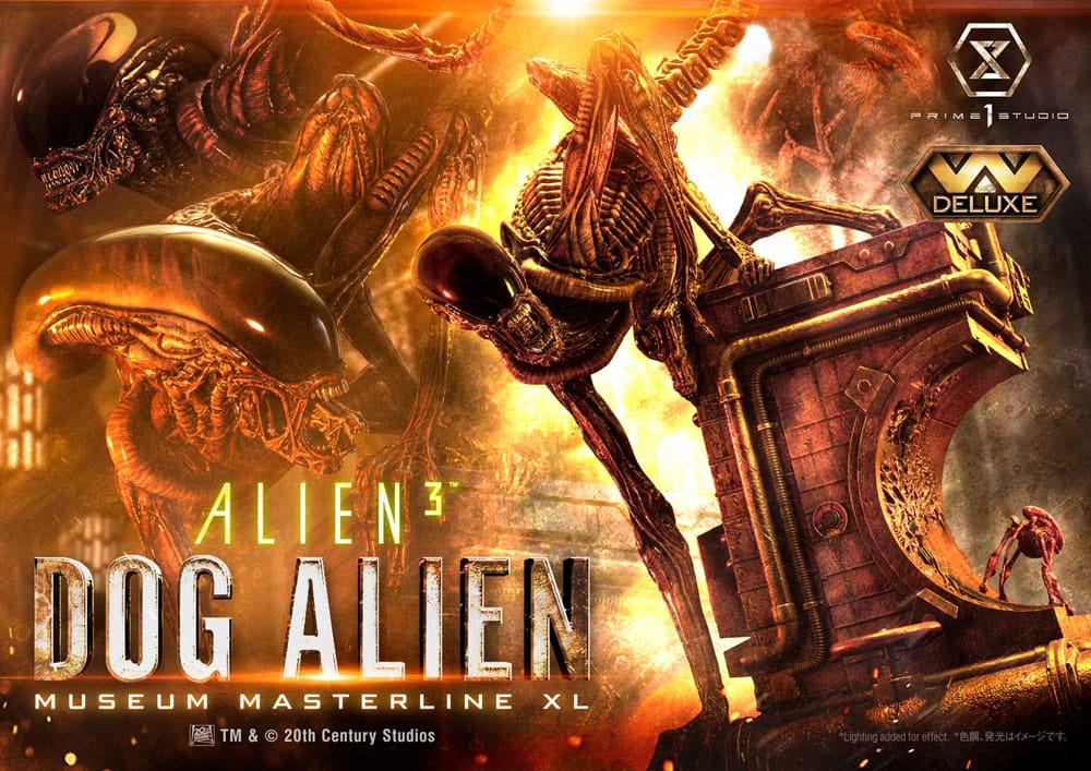 Alien 3 Museum Masterline Series Statue 1/3 Dog Alien XL Deluxe Bonus Version 114 cm P054203