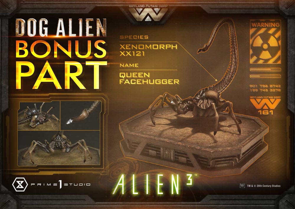 Alien 3 Museum Masterline Series Statue 1/3 Dog Alien XL Deluxe Bonus Version 114 cm P054203