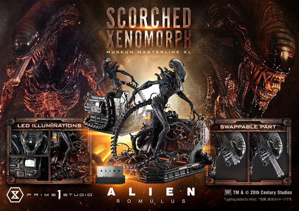 Alien: Romulus Museum Masterline XL Statue 1/3 Scorched Xenomorph 98 cm P054204