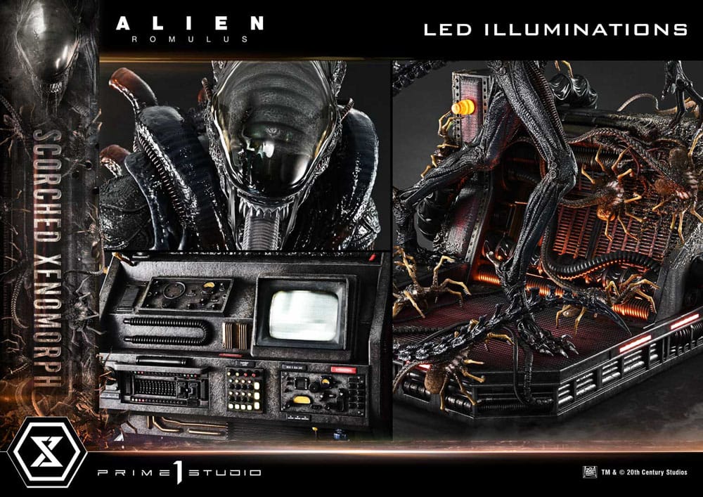 Alien: Romulus Museum Masterline XL Statue 1/3 Scorched Xenomorph Deluxe Version 98 cm P054205