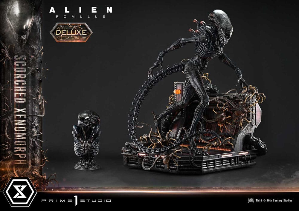 Alien: Romulus Museum Masterline XL Statue 1/3 Scorched Xenomorph Deluxe Version 98 cm P054205