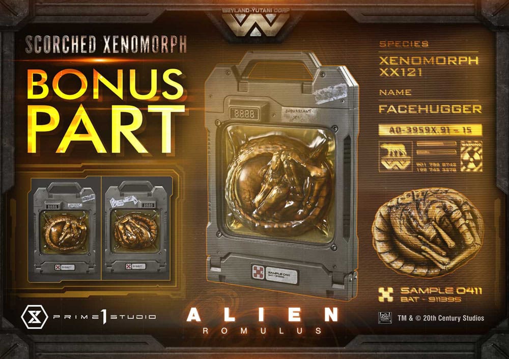 Alien: Romulus Museum Masterline XL Statue 1/3 Scorched Xenomorph Deluxe Bonus Version 98 cm P054206