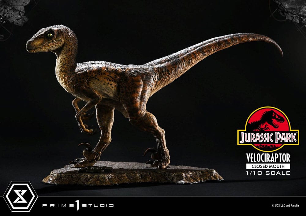 Jurassic Park Prime Collectibles Statue 1/10 Velociraptor Closed Mouth 19 cm P054215
