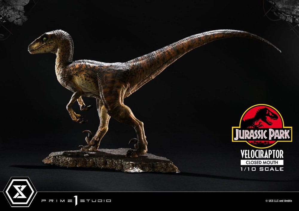 Jurassic Park Prime Collectibles Statue 1/10 Velociraptor Closed Mouth 19 cm P054215