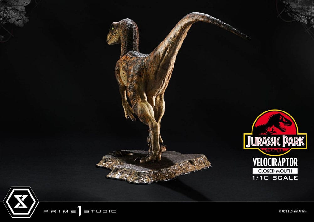 Jurassic Park Prime Collectibles Statue 1/10 Velociraptor Closed Mouth 19 cm P054215