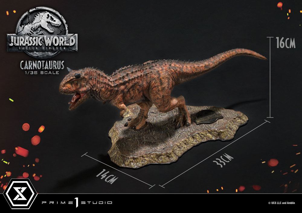 Jurassic World: Fallen Kingdom Prime Collectibles PVC Statue 1/38 Carnotaurus 16 cm P054217