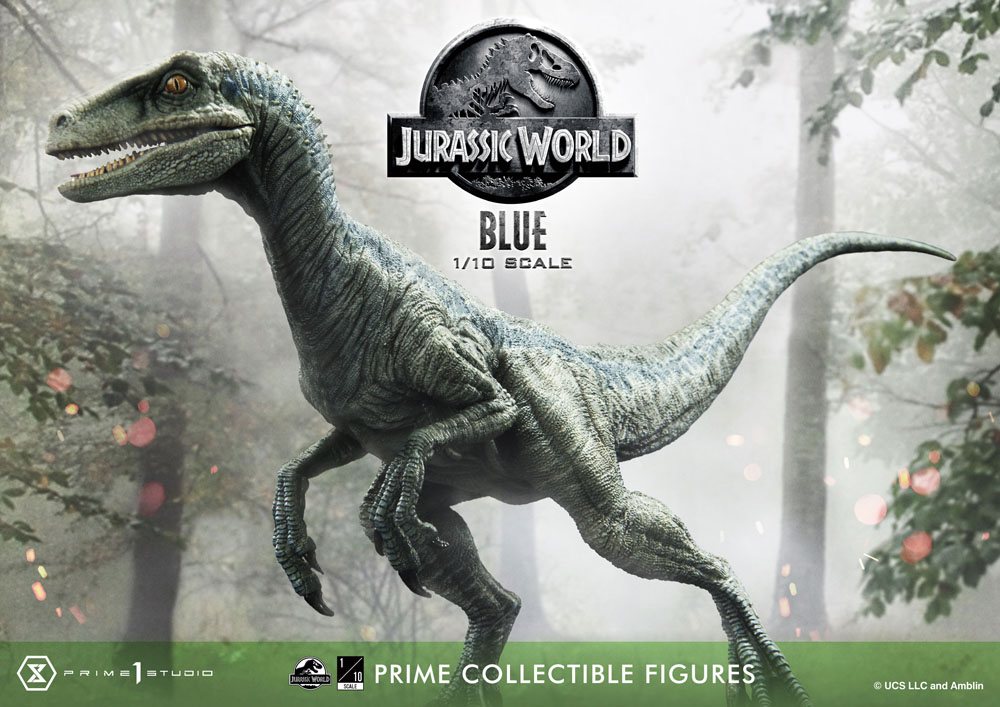 Jurassic World: Fallen Kingdom Prime Collectibles Statue 1/10 Blue (Open Mouth Version) 17 cm P054218