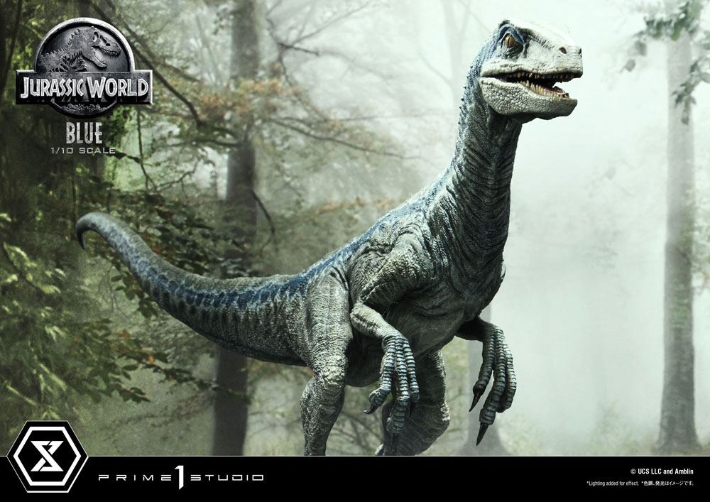 Jurassic World: Fallen Kingdom Prime Collectibles Statue 1/10 Blue (Open Mouth Version) 17 cm P054218