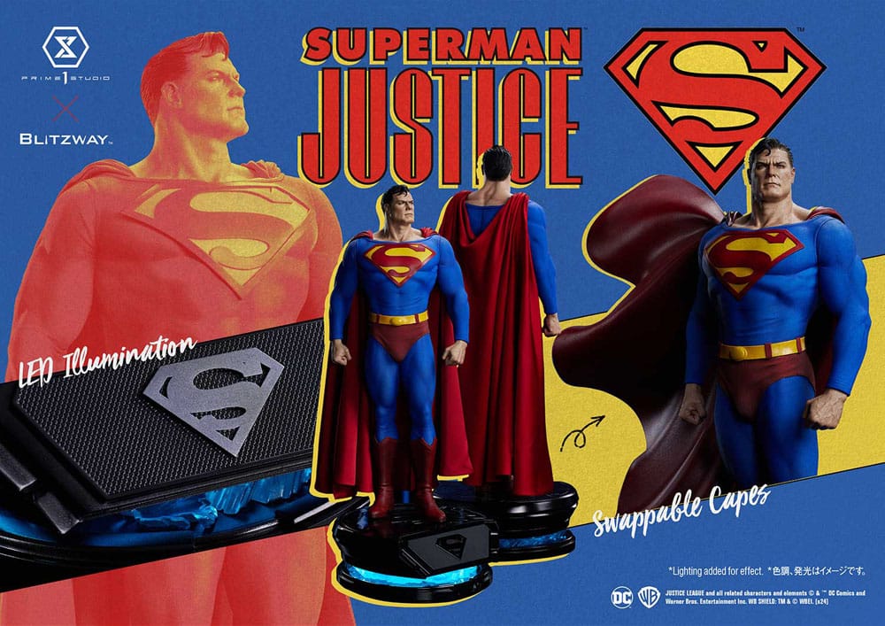 DC Comics Premium Masterline Series Statue 1/4 Superman Justice Comics 57 cm P054238