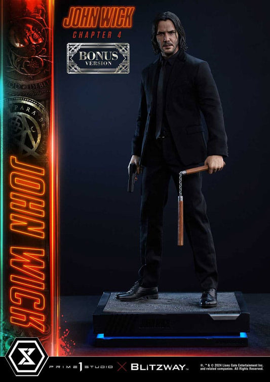 John Wick Chapter 4 Ultimate Premium Masterline Series Statue 1/4 John Wick Deluxe Bonus Version 54 cm P054241