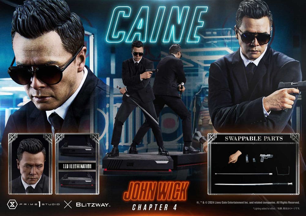 John Wick Chapter 4 Ultimate Premium Masterline Series Statue 1/4 John Wick: Chapter 4 Caine 48 cm P054242
