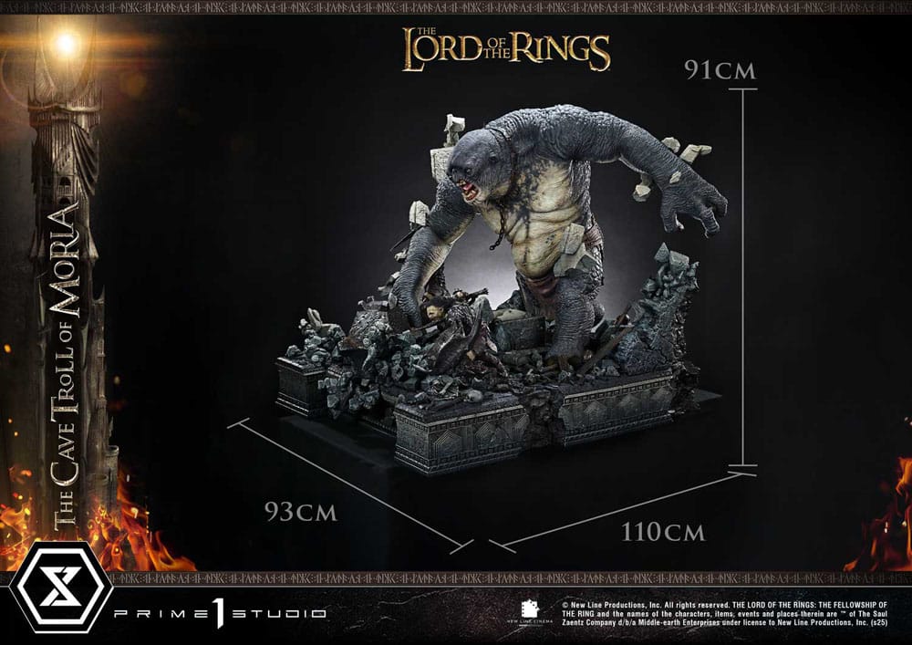 The Lord of the Rings Premium Masterline Series Statue 1/6 Cave Troll of Moria 91 cm P054247