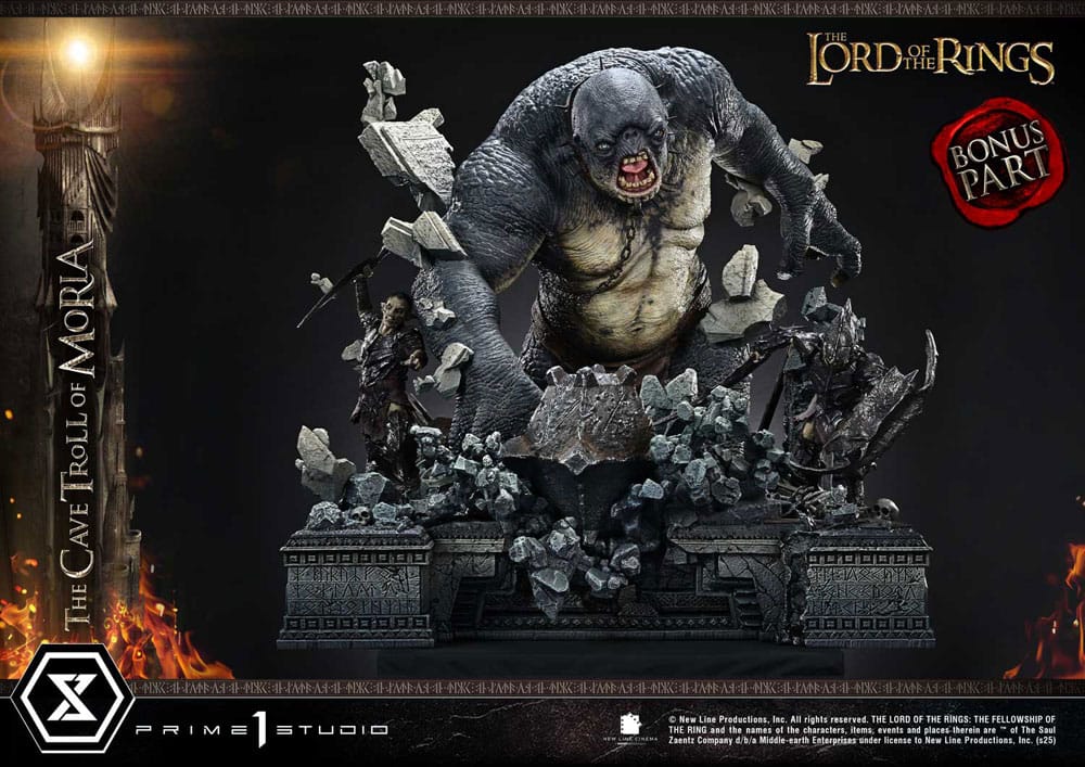 The Lord of the Rings Premium Masterline Series Statue 1/6 Cave Troll of Moria Bonus Version 91 cm P054248