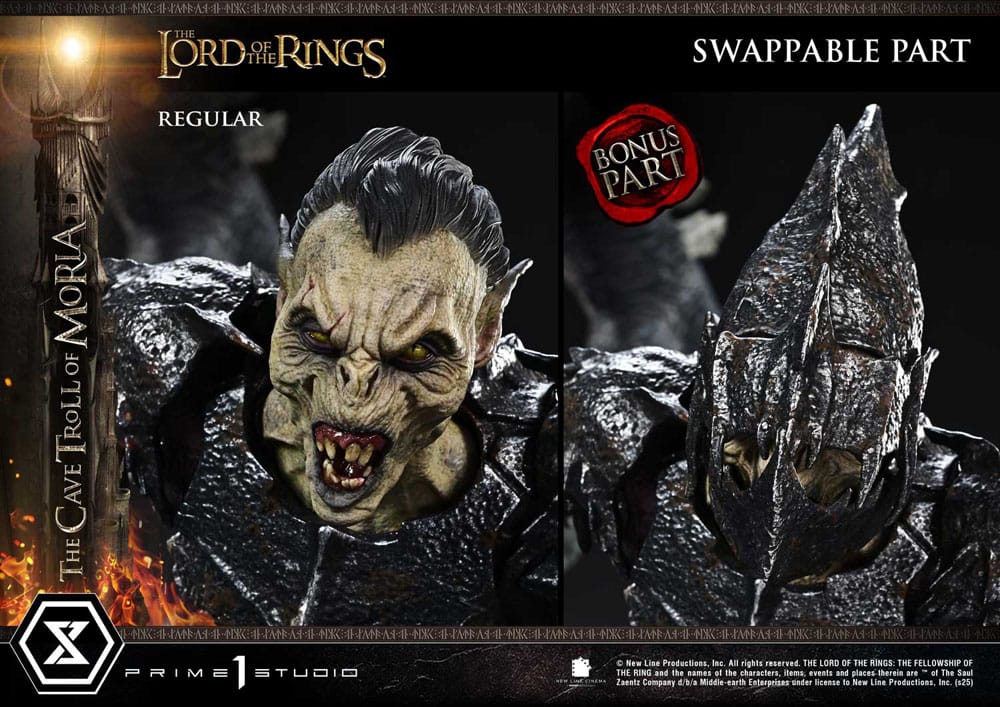 The Lord of the Rings Premium Masterline Series Statue 1/6 Cave Troll of Moria Bonus Version 91 cm P054248