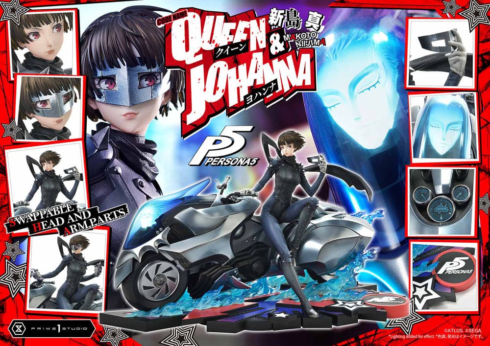 Persona 5 Premium Masterline Series Statue 1/4 Makoto Niijima "Queen" & Johanna 42 cm P054255