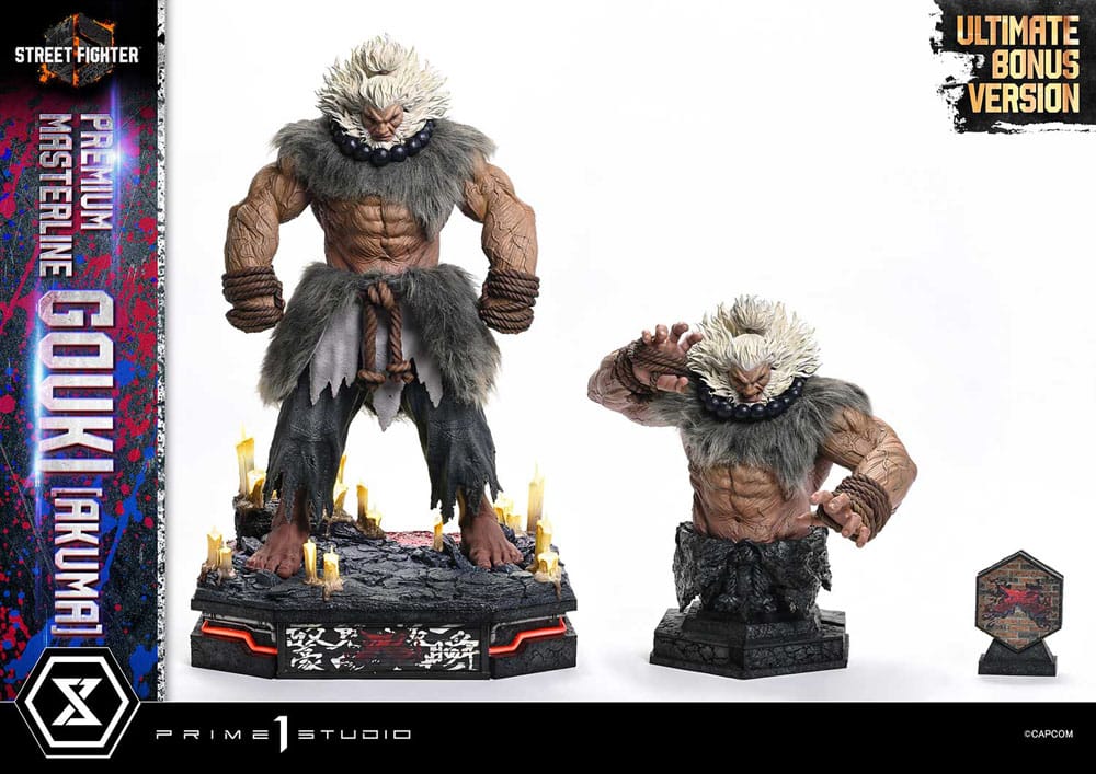Street Fighter 6 Premium Masterline Series Statue 1/4 Akuma Ultimate Bonus Version 69 cm P068389