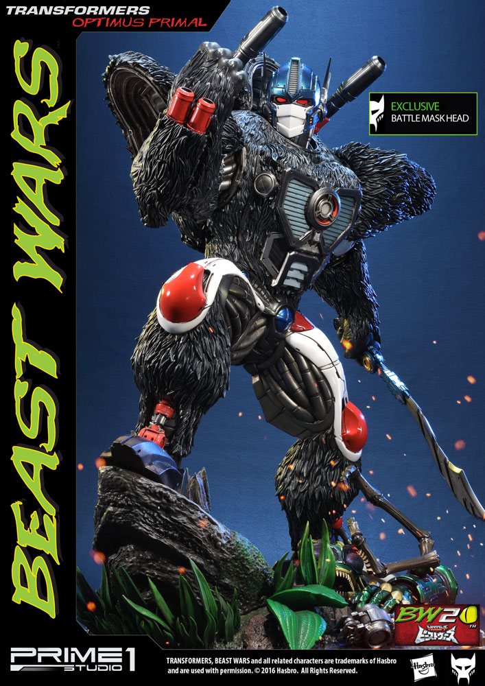 Transformers Beast Wars 1/3 Statues Optimus Primal & Optimus Primal Exclusive 63 cm Assortment (3) P054268